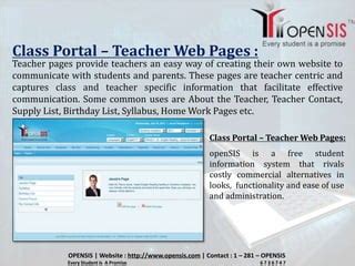 smsi portal|openSIS Student Information System.